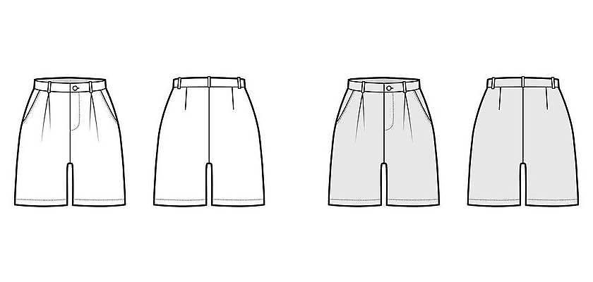 EPS 해외이미지 템플릿 디자인 옷 여자 실루엣 어린이 일러스트 바지 바닥 소녀 유행 검은색 과학기술 흰색 청바지 직물 면 플랫 중앙 주머니 스케치 천 허리 싱글 상승 윤곽 테이프 허벅지 길이 고립 목업 벡터 해외202309 해외일러스트 컬러 컨셉 하의 문구용품 기술 촬영기법 미술 사람 신체부위 파일형식