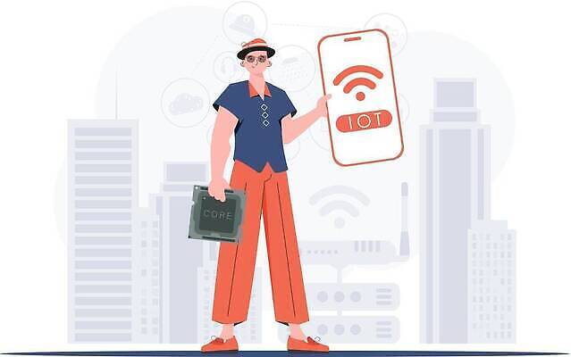 EPS 해외이미지 전신 모자 남자 일러스트 한명 들기 성인 스마트폰 선글라스 사물인터넷 성인남자한명만 해외202309 해외일러스트 1 잡화 안경 모션 정보기술 사람 핸드폰 스마트기기 남자한명만 성인남자만 파일형식 벡터