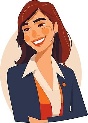 EPS 해외이미지 여자 일러스트 사업가 한명 상반신 성인 비즈니스우먼 성인여자한명만 해외202309 해외일러스트 직업 1 비즈니스 사람 직장인 여자한명만 성인여자만 파일형식 벡터