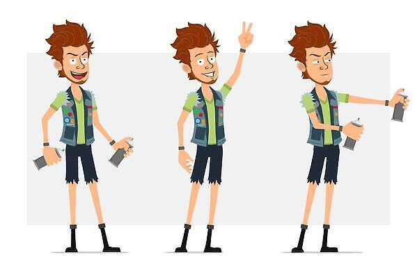 EPS 해외이미지 캐릭터 남자 행복 얼굴 컬러 일러스트 반바지 수염 거리 부츠 말하기 미술 서기 소년 세트 평화 페인트 재킷 분노 청바지 표현 플랫 캔 그래피티 시원함 만화 사인 예술가 배지 분무기 애니메이션 고립 스타일 힙스터 벡터 해외202309 해외일러스트 일러캐릭터 패션 감정 어린이 신발 컨셉 바지 모션 문화예술 사람 신체부위 외투 낙서 그림 파일형식