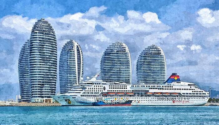 포토 JPG 해외이미지 주간 일러스트 사람없음 도시풍경 고층빌딩 도시 스카이라인 랜드마크 해외202309 해외일러스트 자연요소 풍경 빌딩 파일형식