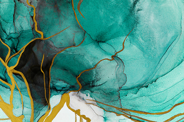 포토 JPG 해외이미지 백그라운드 사람없음 금색 혼합 청록색 대리석 해외202309 해외포토 컬러 재료 파일형식