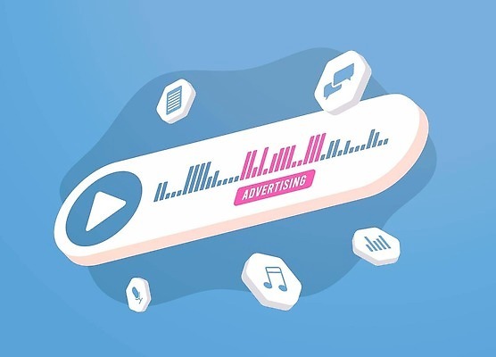 EPS 해외이미지 디자인 컨셉 인터넷 일러스트 비즈니스 통신 실내 디지털 소리 인포그래픽 목표 계획 마이크 사인 라디오 오디오 방송 승진 목소리 마케팅 전환 벡터 해외202309 해외일러스트 음향기기 내부 전자제품 파일형식