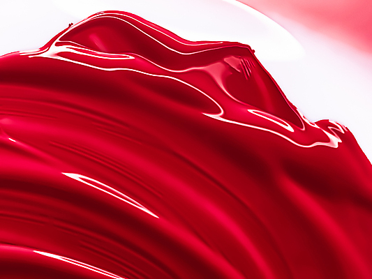 포토 JPG 해외이미지 백그라운드 사람없음 빨간색 페인트 화장품 화려 액체 고급 크림 질감 바르기 광택 아크릴 해외202309 해외포토 컬러 컨셉 모션 재질 뷰티 파일형식