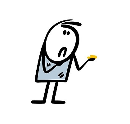 EPS 해외이미지 인물캐릭터 일러스트 한명 들기 사람 동전 낙서 심플 거지 해외202309 해외일러스트 일러캐릭터 캐릭터 1 돈 모션 파일형식 벡터