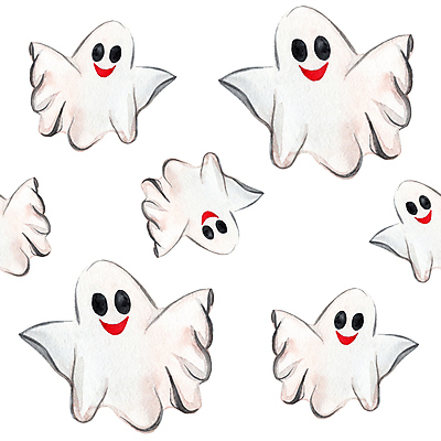 JPG 해외이미지 패턴 일러스트 사람없음 유령 손그림 해외202309 해외일러스트 무늬 파일형식