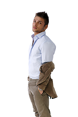 포토 JPG 해외이미지 모델 1 응시 옷 남자 백그라운드 겨울 실내 한명 서기 사람 성인 옆모습 유행 재킷 흰색 스타일 해외202309 해외포토 시선 계절 뷰포인트 컬러 모션 내부 외투 파일형식