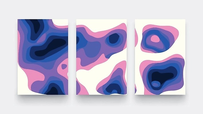 EPS 해외이미지 모양 템플릿 디자인 배너 포스터 선 파도 컬러 백그라운드 컨셉 패턴 일러스트 모션 벽지 추상 미래 프레임 그림자 미술 경사 그래픽 파란색 세트 컬러풀 유행 디지털 보라색 흐름 덮개 발표 액체 떨어짐 인쇄 수집 레이아웃 역동적 층 기하학 벡터 미니멀 유체 해외202309 해외일러스트 바다 무늬 문화예술 뚜껑 파일형식