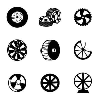 EPS 해외이미지 모양 디자인 일러스트 교통시설 자동차 세트 금속 검은색 운전 디스크 바퀴 원형 가장자리 서비스 속도 타이어 고립 엘리먼트 자동 철강 벡터 해외202309 해외일러스트 레이스천 도형 육상교통 컬러 교통 모션 재질 직물 둘레 질병 시설 파일형식