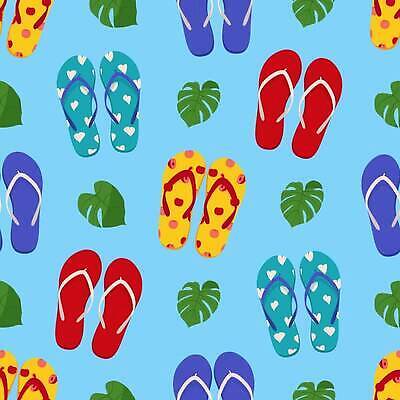 EPS 해외이미지 일러스트 슬리퍼 사람없음 파란색 패턴백그라운드 풀잎 쪼리 해외202309 해외일러스트 컬러 백그라운드 신발 잎 패턴 풀_식물 샌들 파일형식 벡터