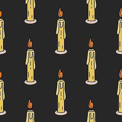 EPS 해외이미지 템플릿 디자인 종교 선 패턴 일러스트 포장 촛불 불 휴식 조명 장식 빛 검은색 직물 뜨거움 의식 낙서 인쇄 스케치 그림 심플 윤곽 손그림 마법 심지 엘리먼트 옛날 왁스 화상 벡터 반복 해외202309 해외일러스트 자연요소 컬러 컨셉 무늬 초 미술 상처 파일형식