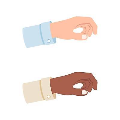 EPS 해외이미지 손 디자인 흑인 일러스트 손가락 사람 인종 검은색 흰색 비즈니스맨 플랫 사인 놓기 해외202309 해외일러스트 서양인 남자 컬러 비즈니스 모션 신체부위 직장인 파일형식 벡터 외국인 직업