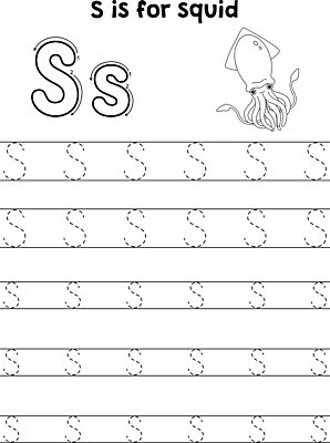 EPS 해외이미지 동물 디자인 알파벳 영어 교육 실루엣 야생동물 어린이 선 컬러 일러스트 학교 그래픽 스터디 유치원 기록 편지 오징어 그림 윤곽 손그림 페이지 문제집 S 시트 걸음마 색칠공부 자취 벡터 해외202309 해외일러스트 문자 모션 연체동물 촬영기법 사람 책 학습 수중동물 색칠 파일형식