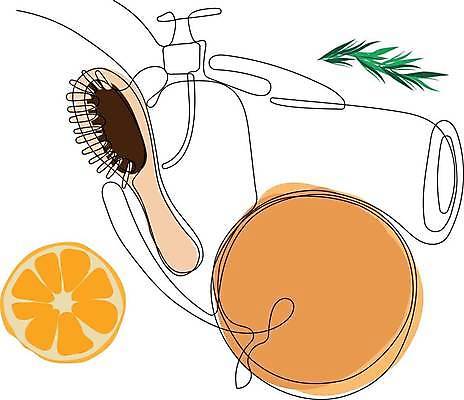 EPS 해외이미지 잎 라인일러스트 일러스트 사람없음 화장품 병 친환경 브러쉬빗 해외202309 해외일러스트 식물 식기 뷰티 환경 파일형식 벡터