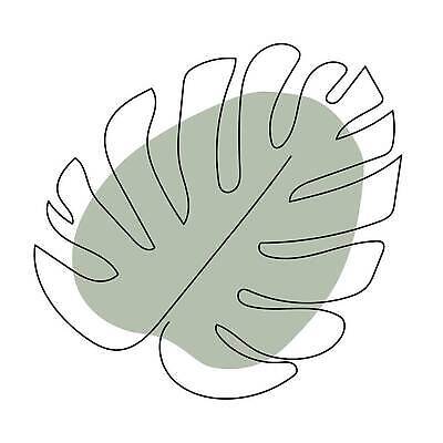 EPS 해외이미지 식물 디자인 선 잎 일러스트 자연 미술 장식 스케치 그림 윤곽 엘리먼트 반복 해외202309 해외일러스트 문화예술 생태계 파일형식 벡터