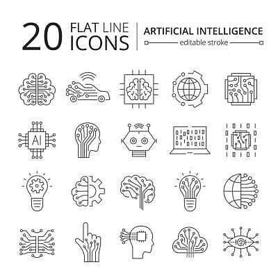 EPS 해외이미지 클립아트 편집 디자인 선 과학 컨셉 일러스트 미래 아이디어 기술 사람 컴퓨터 세트 머리 디지털 자료 웹 기계 마음 플랫 수집 사이버 스마트 심볼 로봇 사인 뇌 순환 심플 윤곽 혁명 고립 얇은 엘리먼트 인공 지능 타격 벡터 해외202309 해외일러스트 인터넷 모션 신체부위 전자제품 파일형식