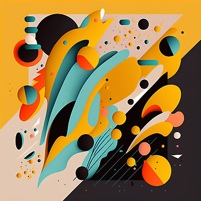 JPG 해외이미지 디자인 예술 선 일러스트 추상 미래 사람없음 컬러풀 원형 화려 입체 기하학 해외202309 해외일러스트 도형 컬러 컨셉 무늬 파일형식