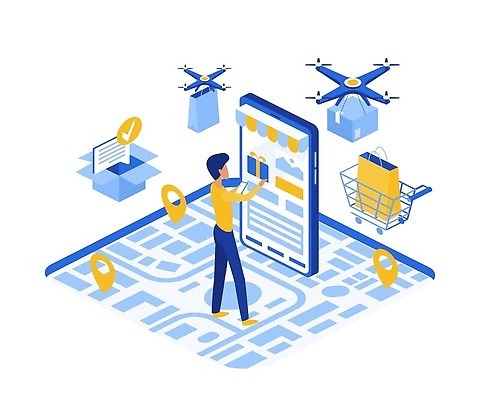 EPS 해외이미지 지도 인터넷 일러스트 비즈니스 포장 교통시설 안테나 스마트폰 핸드폰 상자 디지털 화물 표현 어플리케이션 배달원 무선전화기 서비스 패키지 짐차 질서 멀리 온라인 물류 판지 항공촬영 혁명 GPS 대패 드론 자동 제어 해외202309 해외일러스트 직업 뷰포인트 교통 컨셉 통신 자동차 전자제품 스마트기기 운송업 예절 전화기 시설 파일형식 벡터