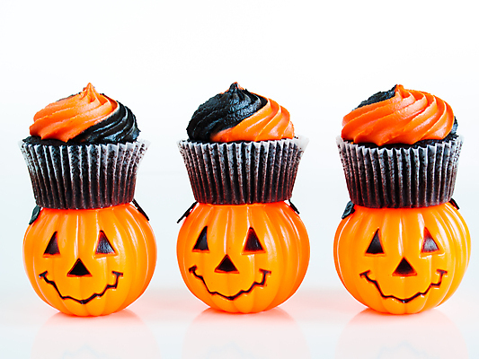 포토 JPG 해외이미지 사람없음 할로윈 컵케이크 잭오랜턴 해외202309 해외포토 케이크 파일형식