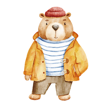 포토 JPG 해외이미지 동물 직업 캐릭터 모자 손 어린이 바다 유니폼 일러스트 곰 수채화 항해 미술 서기 소년 사람없음 줄무늬 보트 시원함 만화 그림 코믹 해군 선원 고립 캡모자 힙스터 해외202309 해외일러스트 모자_잡화 잡화 옷 패션 남자 무늬 배_교통 포유류 모션 문화예술 군대 사람 신체부위 파일형식