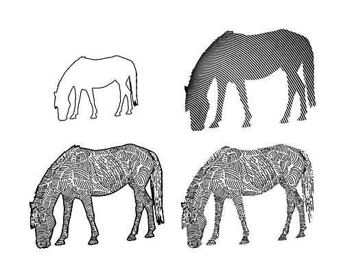 EPS 해외이미지 동물 남자 선 밭 농업 곡선 일러스트 포유류 자연 미술 뷰티 농장 농경지 머리 걷기 검은색 가축 흰색 승마 우아함 스케치 그림 윤곽 갈기 고립 밭일 스타일 벡터 해외202309 해외일러스트 산업 스포츠 컬러 컨셉 모션 문화예술 사람 신체부위 생태계 파일형식