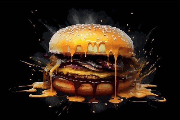 EPS 해외이미지 손 음식 백그라운드 다이어트 토마토 일러스트 치즈 샌드위치 육류 창조 그래픽 식당 식사 저녁식사 페인트 활발 소고기 햄버거 흰색 신선 그리기 맛 그릴 상추 스케치 먹기 오브젝트 속도 흰배경 그림 손그림 깨 고립 그런지 번 치즈버거 해로움 벡터 맛있는 해외202309 해외일러스트 빵 컬러 컨셉 채소 식재료 모션 주방용품 유제품 패스트푸드 건강 미술 신체부위 상점 조미료 파일형식