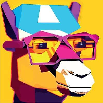 EPS 해외이미지 디자인 안경 일러스트 사람없음 팝아트 라마 해외202309 해외일러스트 잡화 그림 파일형식 벡터