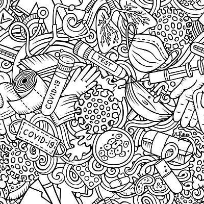 EPS 해외이미지 디자인 과학 일러스트 실험 가면 안전 치료 약 열 호흡기관 바이러스 호흡 보호 낙서 질병 만화 스케치 심볼 타일 오브젝트 예방 윤곽 감염 미생물 박테리아 기침 백신 색칠공부 인플루엔자 전염병 사스 코로나바이러스 해외202309 해외일러스트 컨셉 의학 생물 미술 학습 색칠 장기_의학 파일형식 벡터