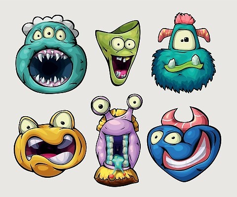 EPS 해외이미지 동물 캐릭터 디자인 행복 감정 얼굴 어린이 선 일러스트 생물 미술 미소 세트 컬러풀 장난감 파티 할로윈 외계인 표현 입 그룹 유머 치아 시원함 무서움 악마 만화 모피 수집 심볼 코믹 솜털 고립 마스코트 몬스터 타격 특별함 벡터 해외202309 해외일러스트 일러캐릭터 컬러 컨셉 모션 문화예술 표정 사람 이벤트 신체부위 미확인물체 소화기관 파일형식