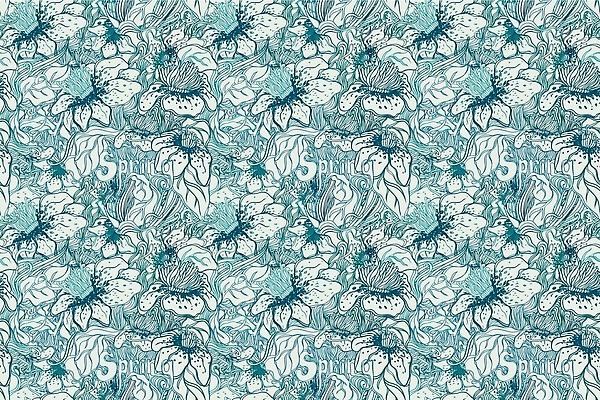 EPS 해외이미지 디자인 꽃 백그라운드 잎 꽃무늬 패턴 곡선 일러스트 벽지 추상 미술 장식 뷰티 낭만 수확 골동품 직물 커튼 우아함 천 타일 그림 유기농 질감 복고 윤곽 르네상스 바로크 빅토리아 옛날 회복 스타일 벡터 반복 해외202309 해외일러스트 식물 웰빙 선 컨셉 무늬 농업 문화예술 파일형식