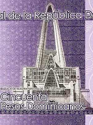 포토 JPG 해외이미지 지폐 돈 비즈니스 건축양식 사람없음 건물 금융 도미니카공화국 바실리카 해외202309 해외포토 건축물 건축 경제 남아메리카 재산 파일형식