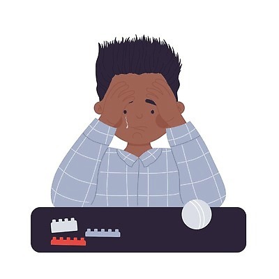 EPS 해외이미지 남자 일러스트 공 청소년 한명 슬픔 고독 울음 학대 레고 부정적 인종차별 학교폭력 십대남자한명만 해외일러스트 1 감정 표정 사람 장난감 폭력 사회이슈 차별 남자한명만 십대남자만 파일형식 벡터