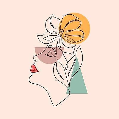EPS 해외이미지 모델 1 디자인 여자 포스터 얼굴 선 백그라운드 컨셉 패턴 일러스트 추상 미술 사람 성인 뷰티 머리 유행 스케치 심볼 입술 사인 그림 기하학 엘리먼트 스타일 벡터 미니멀리스트 미니멀 해외202309 해외일러스트 무늬 문화예술 신체부위 파일형식