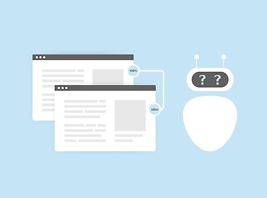 EPS 해외이미지 디자인 컨셉 인터넷 일러스트 비즈니스 그래픽 3D 디지털 자료 웹 정보 네트워크 플랫 어플리케이션 땅 심볼 로봇 검색 페이지 순위 온라인 발견 벡터 해외202309 해외일러스트 디지털합성 파일형식