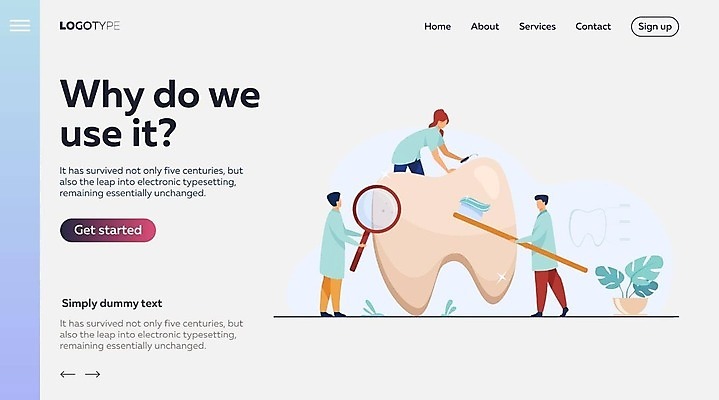 EPS 해외이미지 직업 캐릭터 컨셉 일러스트 유리 건강 치과 병원 사람 치료 뷰티 장비 시험 환자 의사 기구 공구 대접 신선 붓 업무 입 구멍 확대 치아 보호 칫솔 질병 작음 큼 만화 청소 부식 치과의사 페이지 치약 돌봄 위생관리 착륙 치아교정 벡터 구강학 해외202309 해외일러스트 일러캐릭터 교육 의학 모션 재질 관리 신체부위 위생용품 의료진 도구 작업 소화기관 크기 교정 파일형식