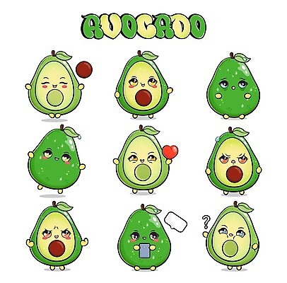 EPS 해외이미지 캐릭터 행복 얼굴 어린이 선 음식 백그라운드 다이어트 채소 과일 일러스트 재료 건강 미소 초록색 기쁨 슬픔 표현 신선 맛 낙서 먹기 심볼 사인 보따리 유기농 날것 손그림 아보카도 내추럴 분실 숙성 채식주의자 벡터 비건 맛있는 해외202309 해외일러스트 일러캐릭터 웰빙 감정 컬러 컨셉 모션 표정 사람 신체부위 채식 파일형식