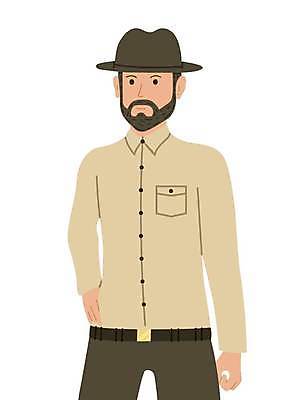 EPS 해외이미지 백인 캐릭터 모자 디자인 남자 행복 얼굴 셔츠 일러스트 비즈니스 노동자 수염 미소 사람 성인 머리 유행 수확 흰색 최고 업무 자신감 농부 콧수염 복고 옷입기 페도라 탐정 서쪽 스타일 벡터 해외202309 해외일러스트 일러캐릭터 서양인 직업 모자_잡화 잡화 감정 컬러 상의 농업 모션 표정 신체부위 작업 방향 파일형식