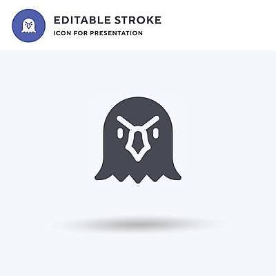 EPS 해외이미지 일러스트 그림자 타이포그라피 사람없음 독수리 해외202309 해외일러스트 문자 조류 파일형식 벡터