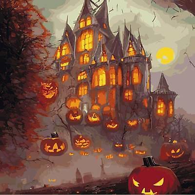 EPS 해외이미지 일러스트 호박 주택 사람없음 할로윈 야간 잭오랜턴 해외202309 해외일러스트 자연요소 채소 건물 파일형식 벡터