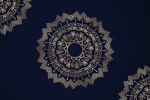 EPS 해외이미지 디자인 결혼 백그라운드 꽃무늬 패턴 일러스트 벽지 추상 프레임 미술 동양인 장식 뷰티 파티 유행 금속 검은색 황금 고급 우아함 이슬람교 문신 복고 파란배경 초대 기하학 라마단 만다라 아랍어 엘리먼트 벡터 해외202309 해외일러스트 꽃 종교 컬러 컨셉 무늬 재질 문화예술 인종 이벤트 파란색 파일형식