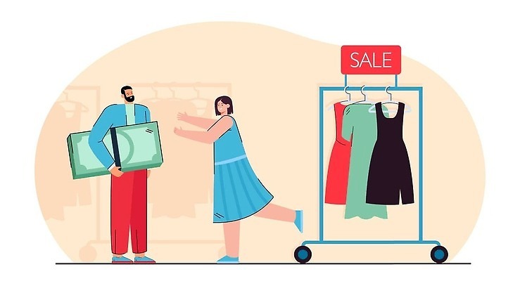 EPS 해외이미지 템플릿 디자인 배너 커플 드레스 옷 행복 백그라운드 컨셉 돈 일러스트 비즈니스 사랑 사람 그래픽 쇼핑 달리기 유행 세일 상점 웹 잡기 플랫 구매 쇼핑몰 고객 페이지 소매 온라인 고립 신발장 엘리먼트 착륙 벡터 해외202309 해외일러스트 감정 인터넷 관계 모션 재산 파일형식