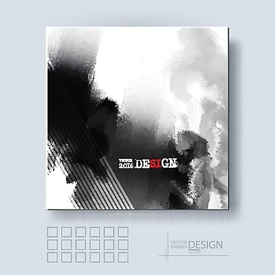 EPS 해외이미지 백그라운드 일러스트 수묵화 미술 타이포그라피 사람없음 검은색 먹 번짐 국경 해외202004 해외일러스트 문자 컬러 서예 문화예술 파일형식 벡터 효과