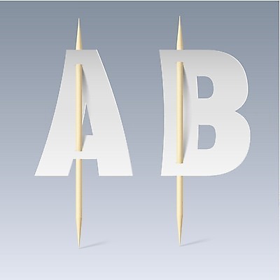 EPS 해외이미지 알파벳 종이 일러스트 회색배경 대문자 사람없음 B A 이쑤시개 뚫기 해외202004 해외일러스트 영어 백그라운드 모션 회색 파일형식 벡터