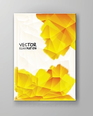 EPS 해외이미지 템플릿 디자인 배너 포스터 종이 벽 백그라운드 일러스트 벽지 수채화 미술 사람없음 그래픽 장식 노란색 페인트 얼룩 그림 캔버스 페이지 엘리먼트 해외202004 해외일러스트 컬러 문화예술 파일형식 벡터