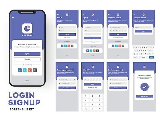 EPS 해외이미지 템플릿 직업 인터넷 일러스트 비즈니스 모바일 안전 사람없음 스마트폰 디지털 스크린 웹 과학기술 암호 어플리케이션 보호 서비스 레이아웃 보안 페이지 시스템 온라인 전자상거래 UI 계좌 로그인 소셜미디어 소프트웨어 인터페이스 터치스크린 목업 와이어프레임 해외202004 해외일러스트 컨셉 기술 금융 핸드폰 스마트기기 파일형식 벡터