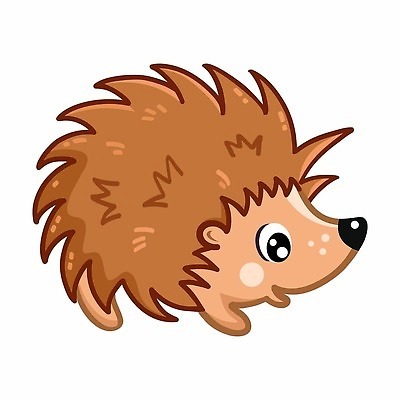 EPS 해외이미지 동물 어린이 스티커 일러스트 발 자연 동물원 장식 반려동물 장난감 아기 가시 숲 인쇄 작음 만화 오브젝트 흰배경 그림 엽서 고슴도치 고립 총구 해외202309 해외일러스트 백그라운드 포유류 사람 신체부위 흰색 크기 편지 생태계 파일형식 벡터