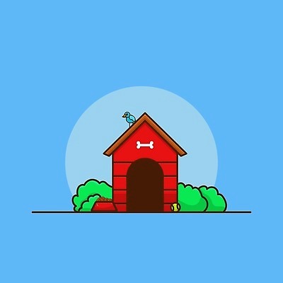 EPS 해외이미지 동물 캐릭터 행복 새끼 일러스트 건축양식 포유류 자연 호텔 지붕 뼈 주택 앉기 건물 목재 반려동물 방 이름 사발 플랫 개 강아지 오두막 만화 새장 송곳니 뒤뜰 엘리먼트 입양 벡터 해외202309 해외일러스트 일러캐릭터 나무 건축물 건축 감정 재료 모션 숙소 사기그릇 치아 생태계 케이지 파일형식