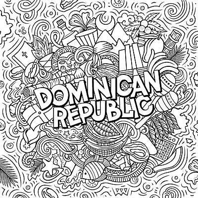 EPS 해외이미지 라이프스타일 디자인 문화 섬 여행 북아메리카 과일 일러스트 휴가 인종 풍경 야외 단어 탐험 낙서 라틴아메리카 만화 스케치 방향 라인아트 오브젝트 시력 엽서 윤곽 타이틀 도미니카공화국 랜드마크 보호구역 이국적 전국 해외202309 해외일러스트 문자 선 아메리카 미술 사람 생활 남아메리카 편지 구역 파일형식 벡터