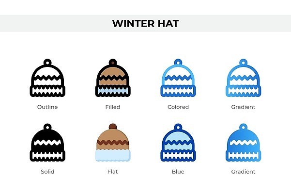 EPS 해외이미지 선 사람없음 파란색 세트 다양 면 심볼 심플 모자가게 해외202309 컬러 다수 상점 파일형식 벡터