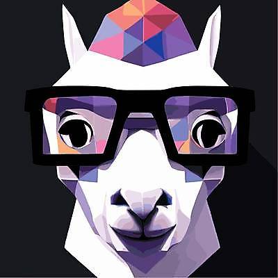 EPS 해외이미지 디자인 안경 일러스트 사람없음 팝아트 라마 해외202309 해외일러스트 잡화 그림 파일형식 벡터